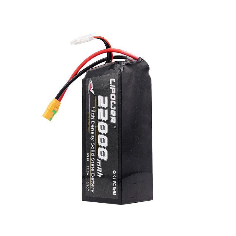 High Energy Semi Solid State Drone Battery Pack 10C Discharge Ultra Light 22-27Ah Long Endurance UAV/EVTOL Multirotor