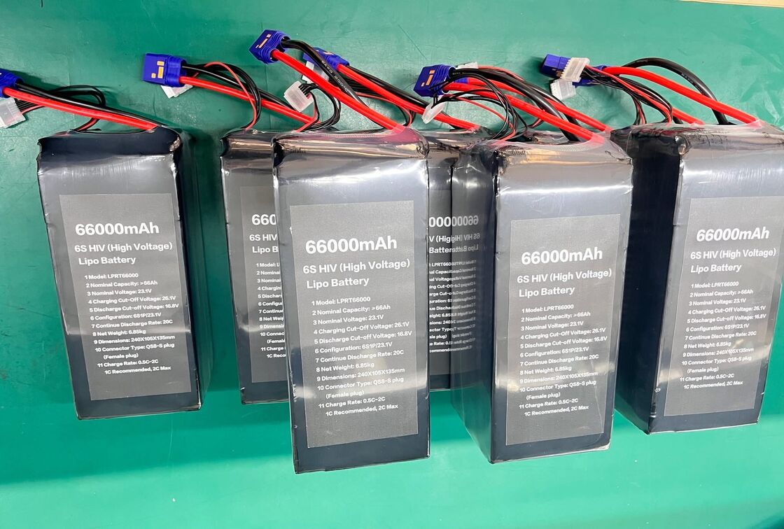66Ah 22.2V 11.1 V 5200mah Battery Semi Solid State Battery 10C For RC Drone