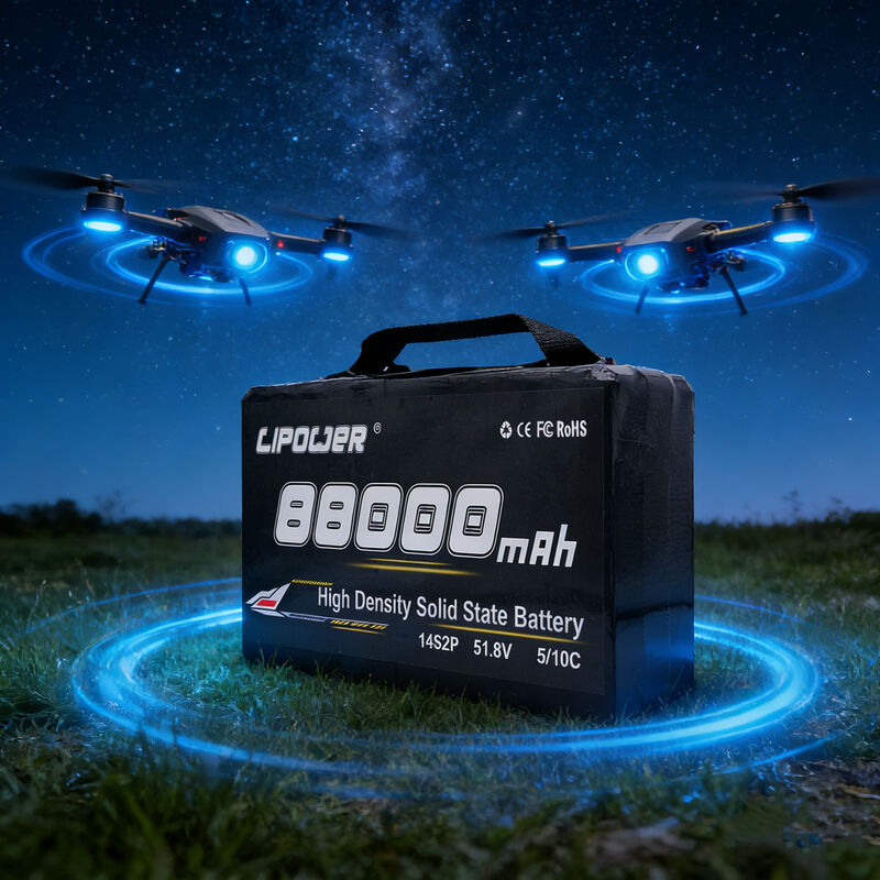 High Capacity Solid State LiPo Battery Pack 88000mAh 10C 44.4V For UAV FPV Quadcopter