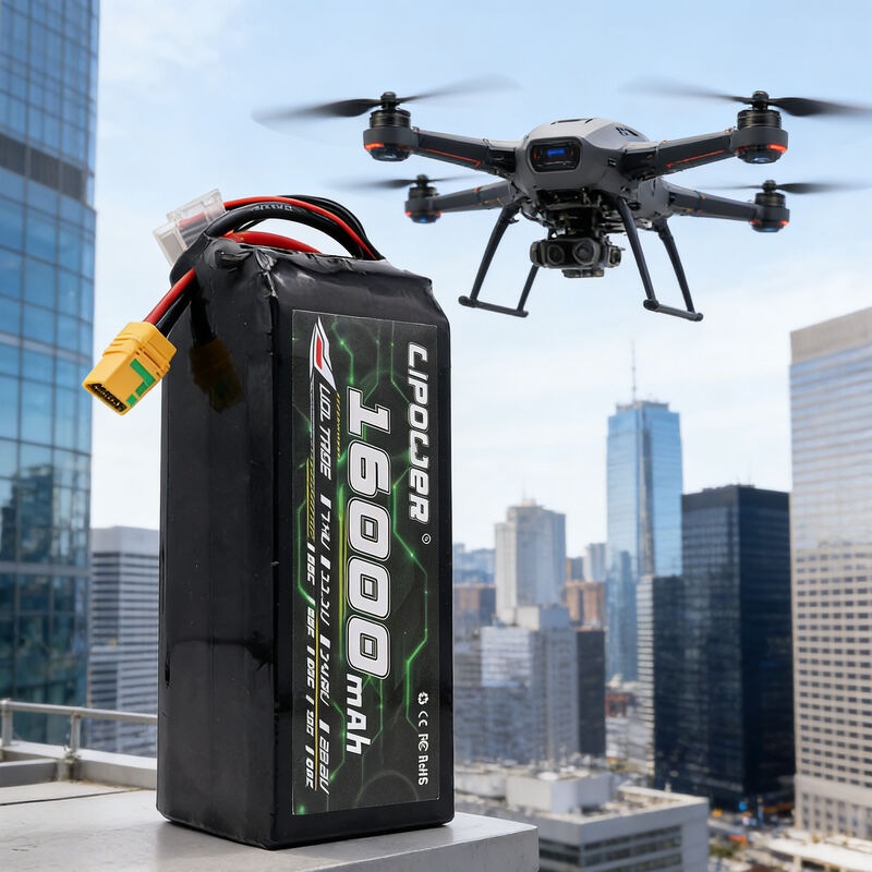 High Voltage Lipo Receiver Battery Pack 4S 16000mah 10000 mah 3.7V For RC Drones