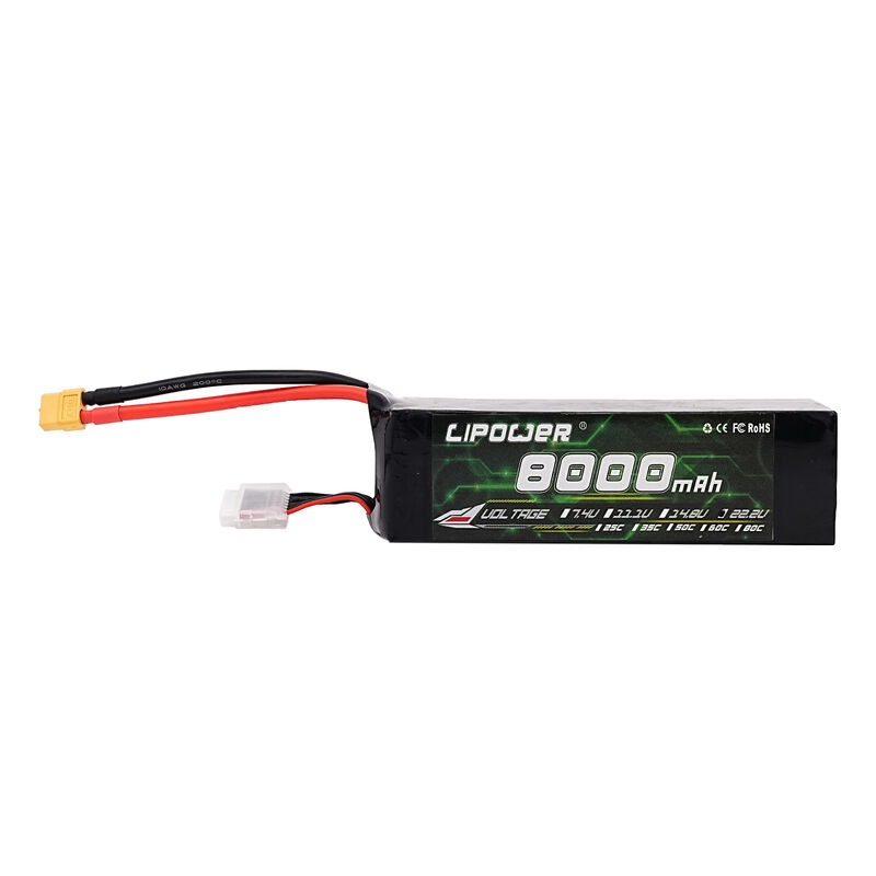 Customized RC Drone Lithium Battery 4s 14.8v 60c 25c 8000mah 9000mah Polymer Pack