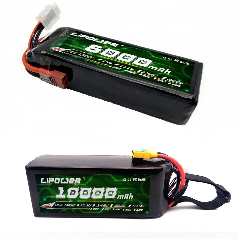 Lithium Polymer FPV Drone Lipo Battery  XT60 XT90 AS150 JST Plug 3.7v 11.1v 2200mah