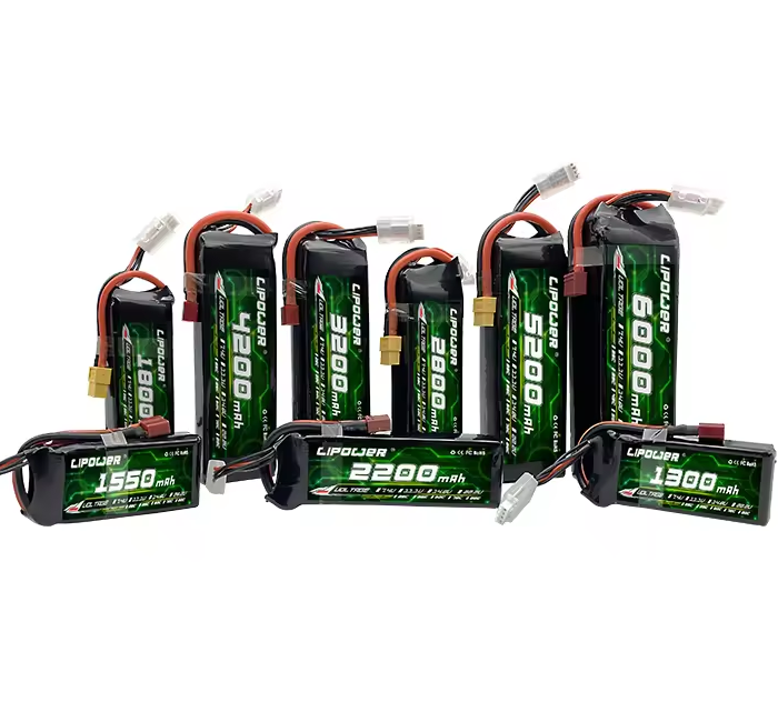 Lithium Polymer FPV Drone Lipo Battery  XT60 XT90 AS150 JST Plug 3.7v 11.1v 2200mah