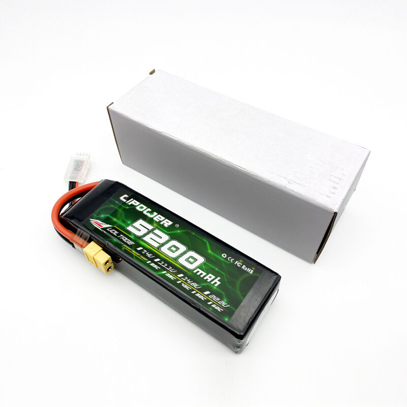 Wholesale RC Lipo Drone Battery 5200mah 3S/4S/6S 35C With T/XT60/XT90/EC3 Plug for RC Models Airplane UAV FPV Quadcopter