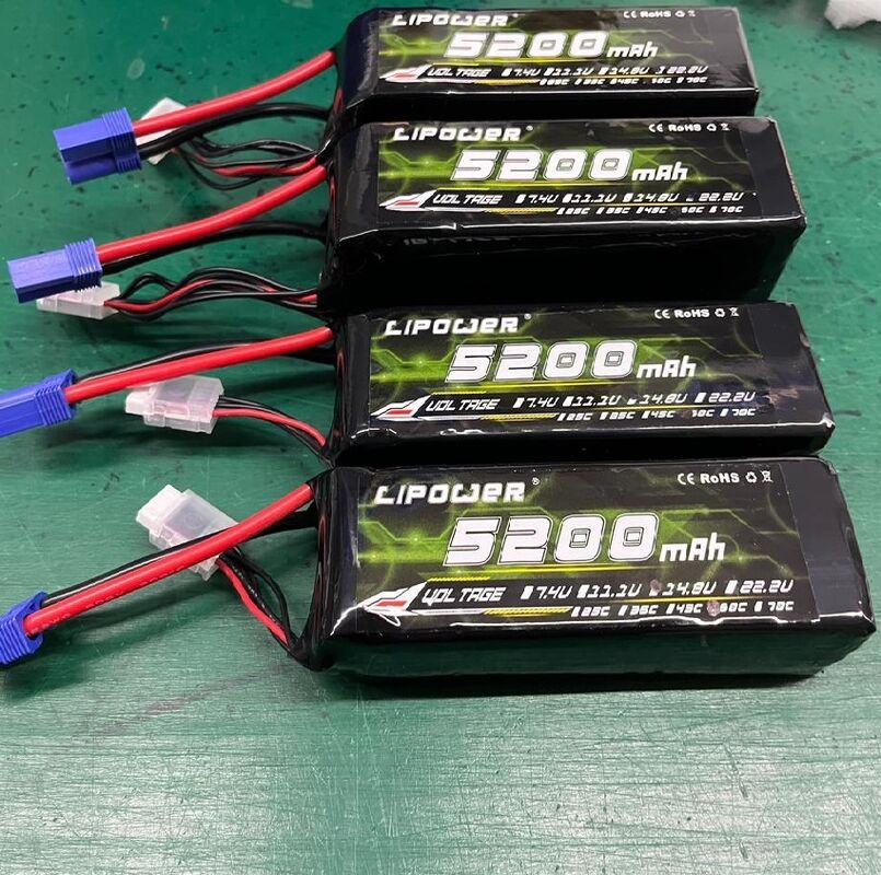 Wholesale RC Lipo Drone Battery 5200mah 3S/4S/6S 35C With T/XT60/XT90/EC3 Plug for RC Models Airplane UAV FPV Quadcopter