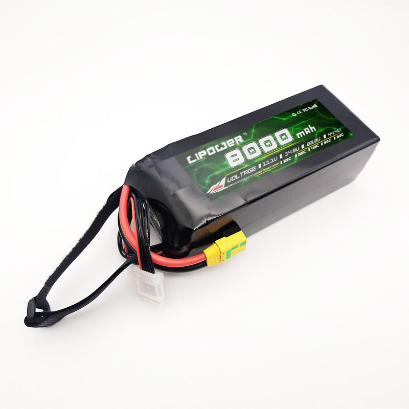 High-Performance XT60 8000mAh to 9000mAh Lithium Ion Battery Pack for FPV Drone