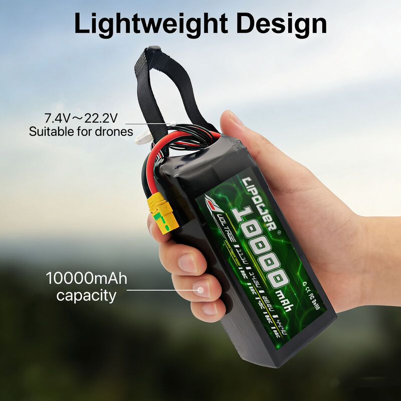 Big Lithium Quadcopter Drone Battery Accessories 6S 3S 11.1V 35C 8000mAh 6000mAh