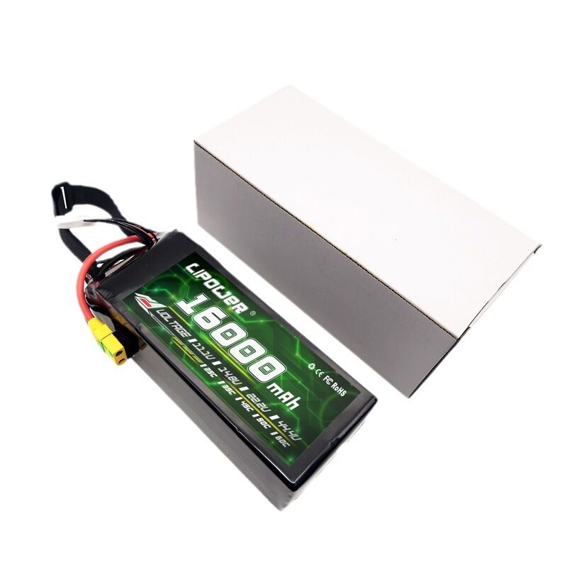 Rechargeable Lipo UAV Drone Battery 10000mah 16000mah 22000mah 4S for Multiaxis RC Airplane